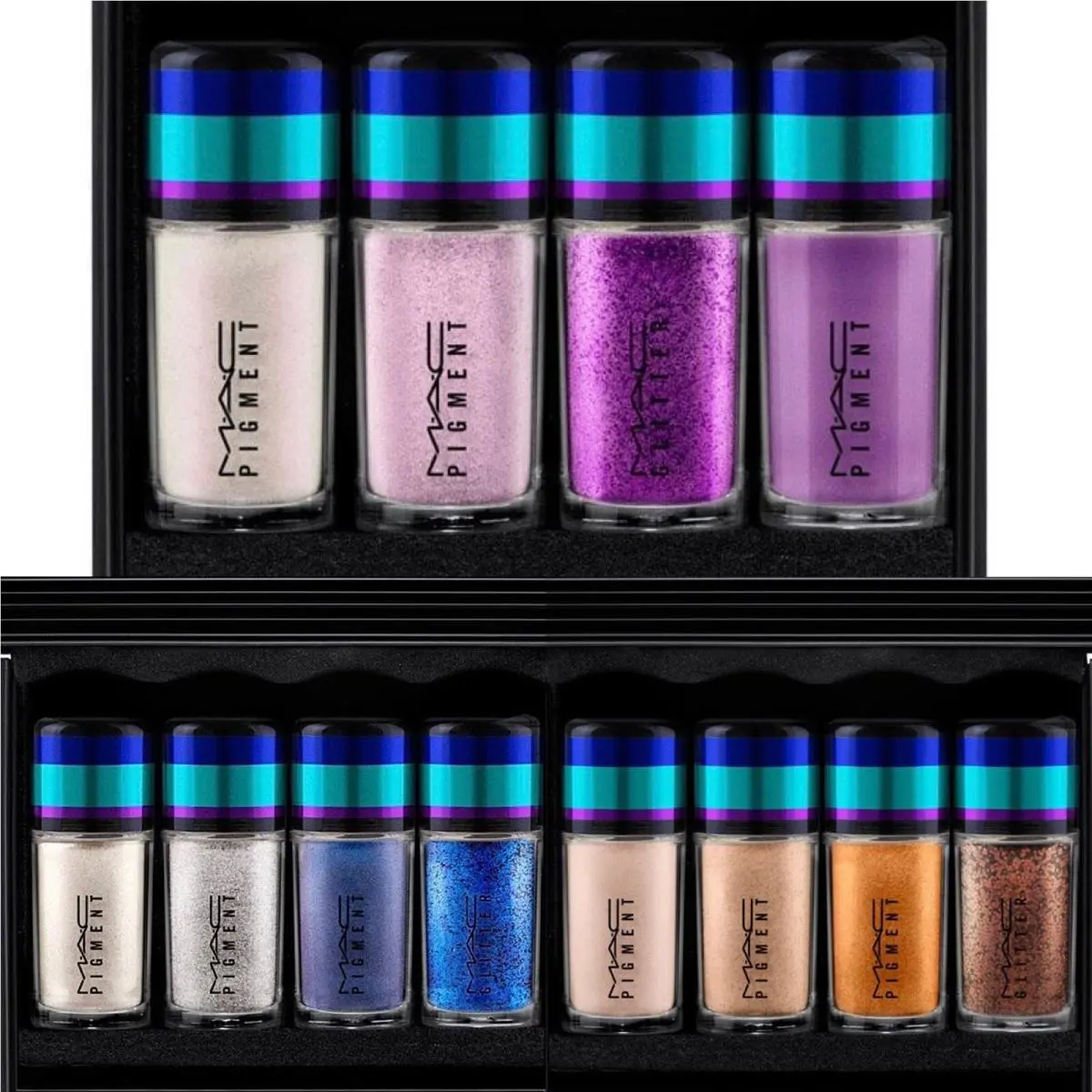 12 Mac Irresistibly Charming Vault Eyeshadows Pigments Glitter Value