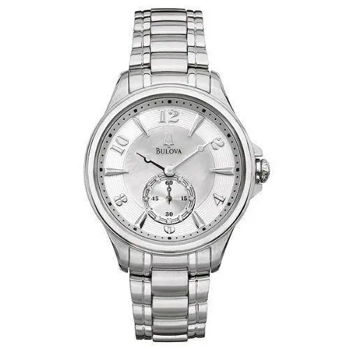 Bulova 96P116 Adventurer Crystal Mother-of-pearl Women`s Watch - Great Gift