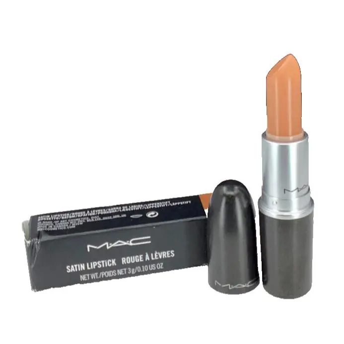 Mac Satin Lipstick 816 Peachstock 0.10 oz - Rare Check Description
