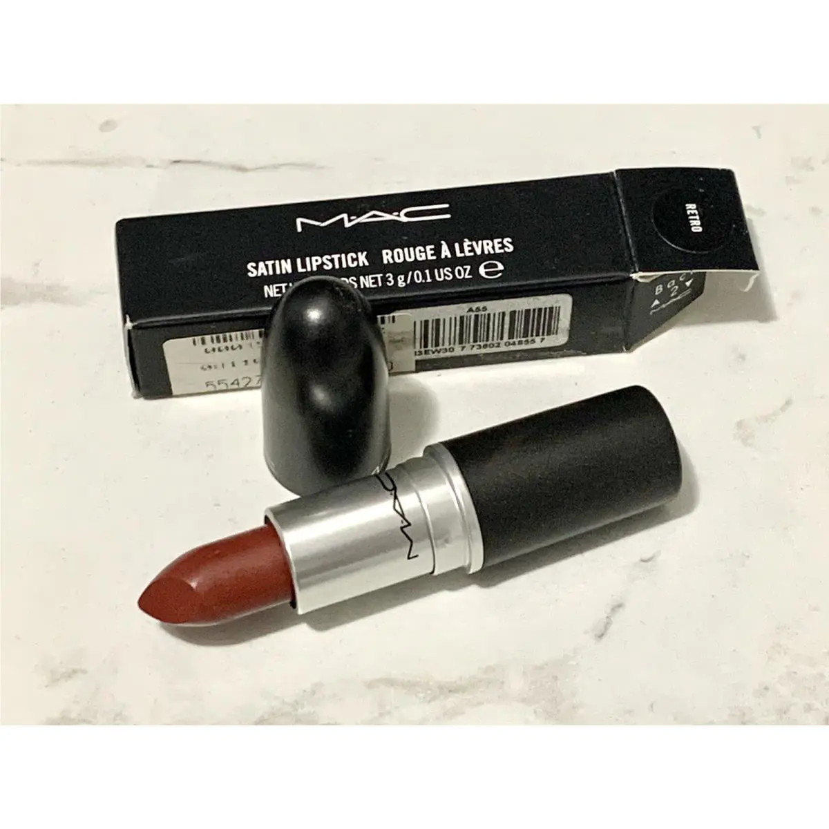 Mac Cosmetics Satin Lipstick - Retro - Vintage Rare m7