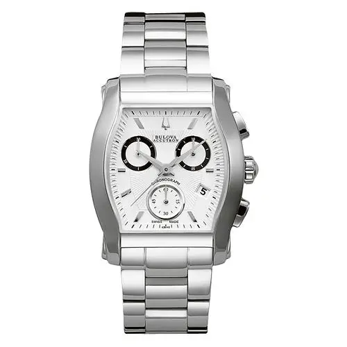 Bulova Accutron 63B143 Stratford Chronograph Stainless Steel Men`s Watch