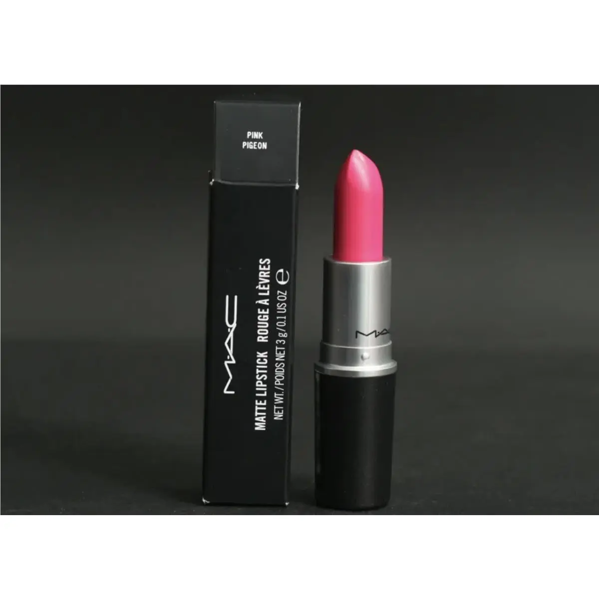 Mac Pink Pigeon Matte Lipstick - Fuchsia Pink - Cool Magenta - Barbie Pink