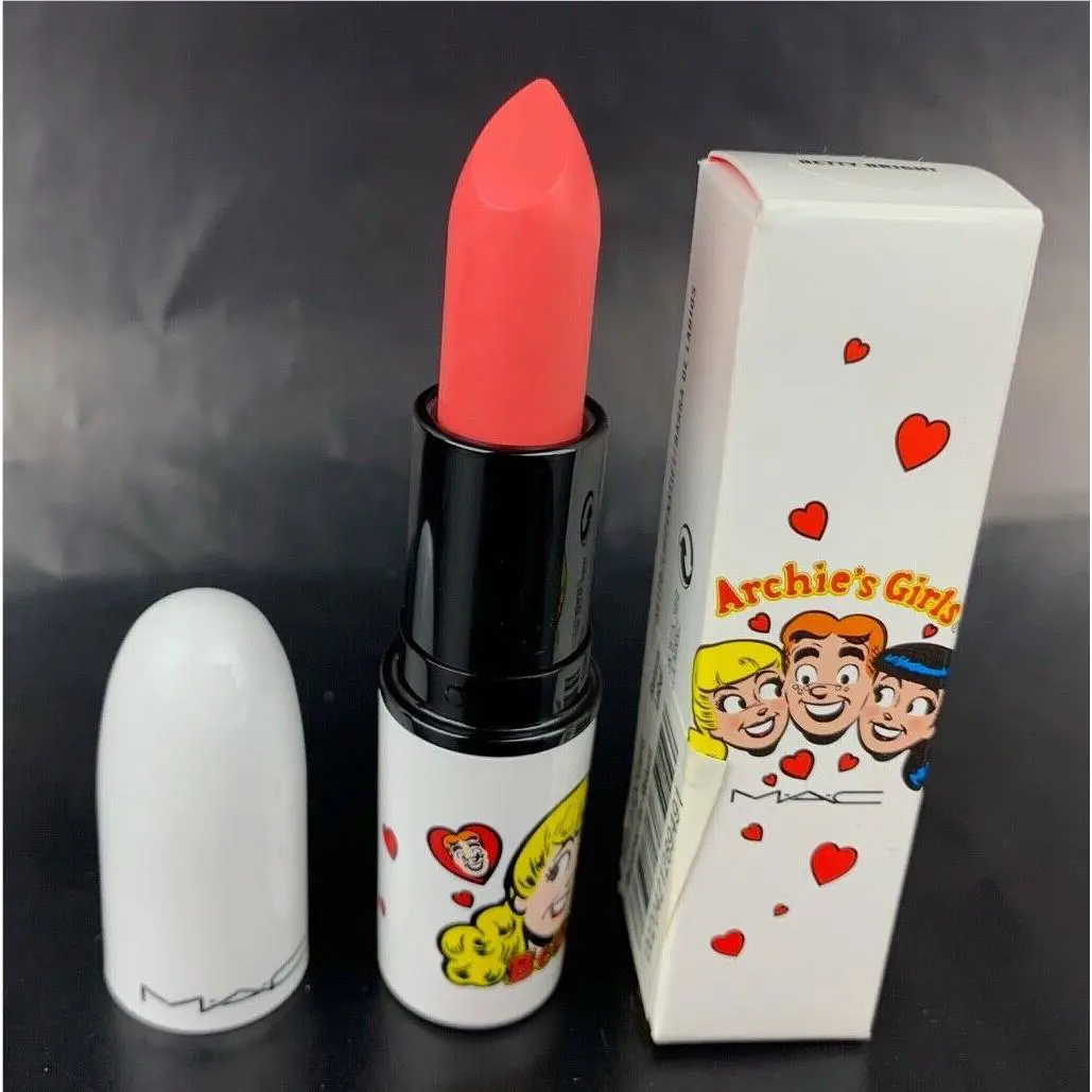 Mac Archie’s Girls Betty Bright Lipstick White Packaging
