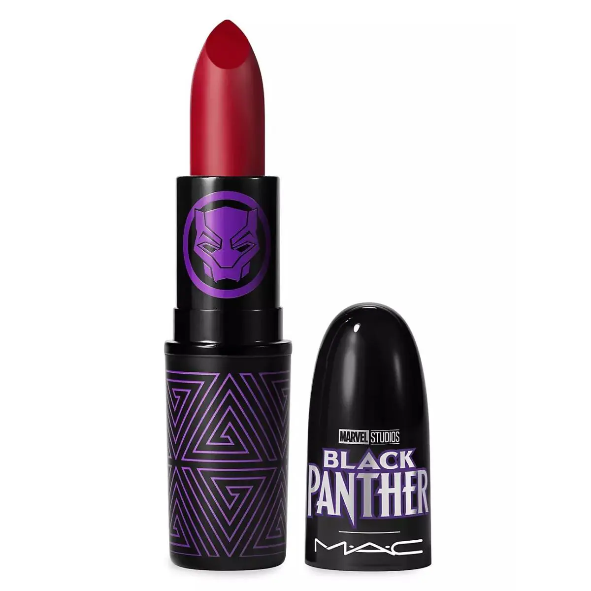 Mac Wakanda Forever Movie “dora Milaje” Matte Lipstick Blue-toned Red