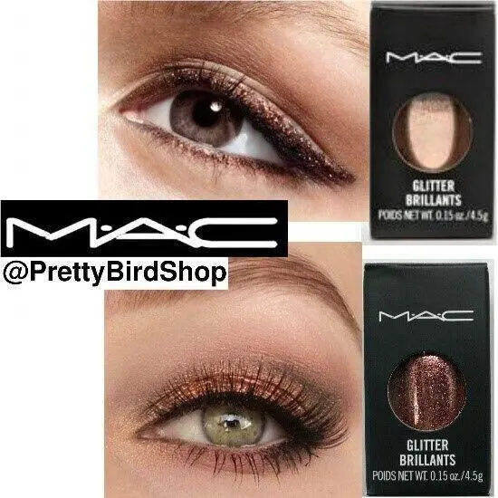 Last Set 2 Mac Glitter Brilliants Bronze Copper