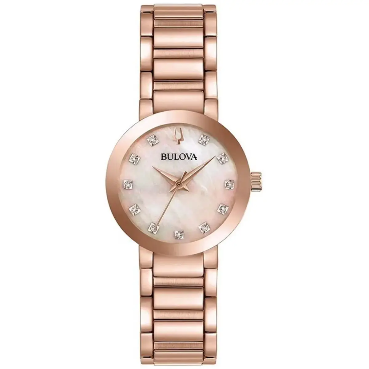 Bulova Women`s 97P132 Modern Rose Gold-tone Stainless Steel Watch - Gold