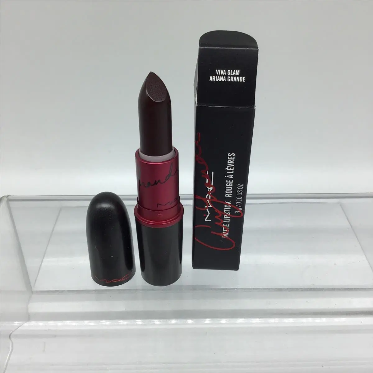 Mac Viva Glam Ariana Grande￼ Deep Red Matte Lipstick Limited Edition