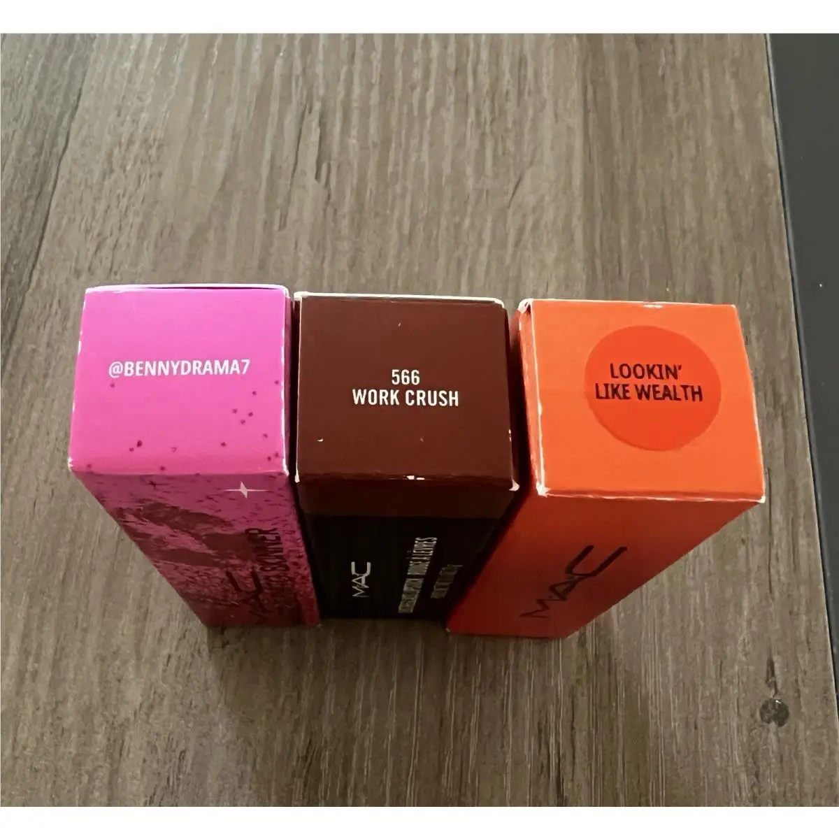 Lot OF 3 Mac Lipstick Full Size