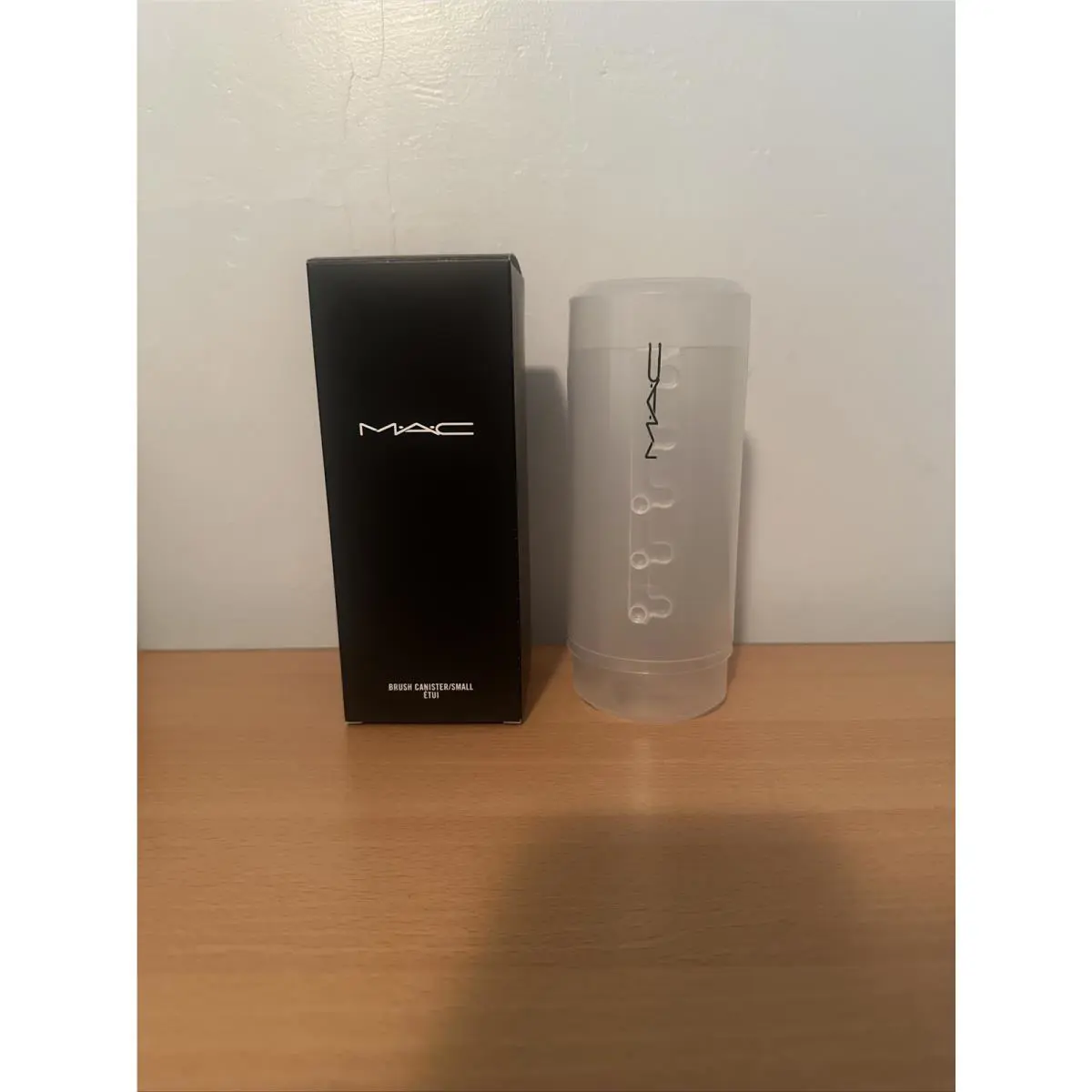 Mac Cosmetics Brush Canister Small Adjustable Makeup Brush Holder Case
