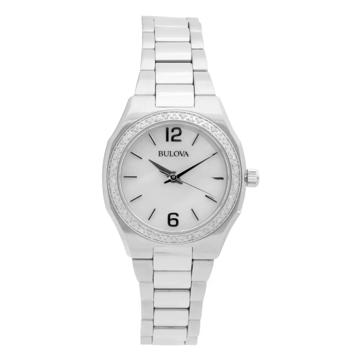 Bulova 96R199 Women`s 26mm Mother of Pearl Dial Sapphire Quartz Watch