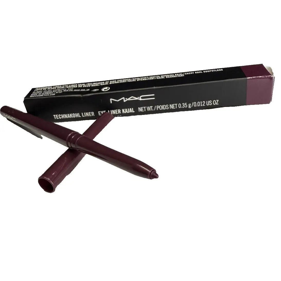 Mac Eye Liner Kajal Purple Dash 0.35 oz Travel Size Boxed
