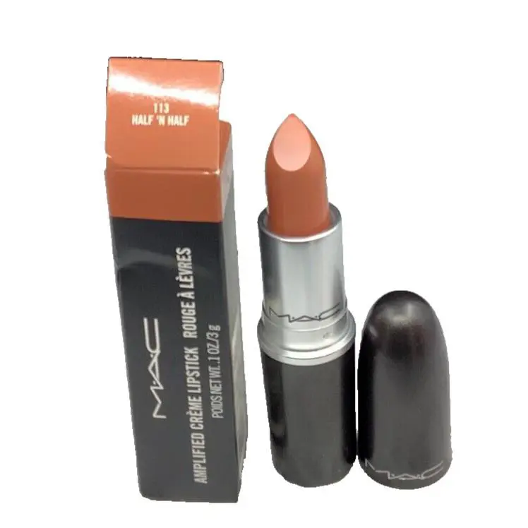 Mac Amplified Creme Lipstick 113 Half `N Half 0.1 OZ
