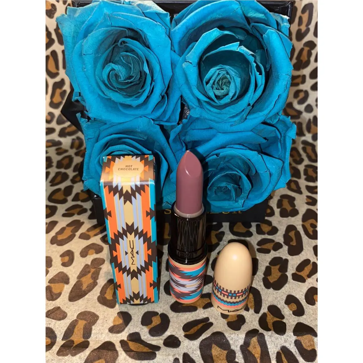 Mac Satin Lipstick Hot Chocolate Vibe Tribe Limited Edition