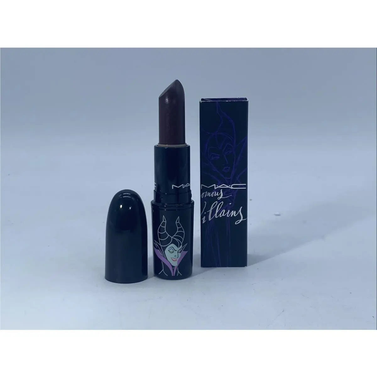 Mac Lipstick Dark Deed Disney Maleficent Rare