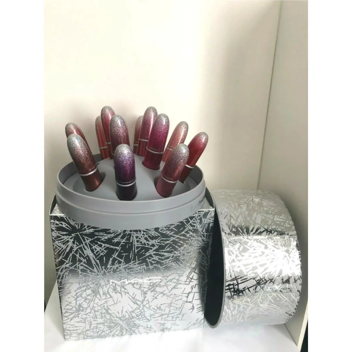 Mac Holiday Surefire Hit Mini Lipstick X 12 Vault Gift Set Box