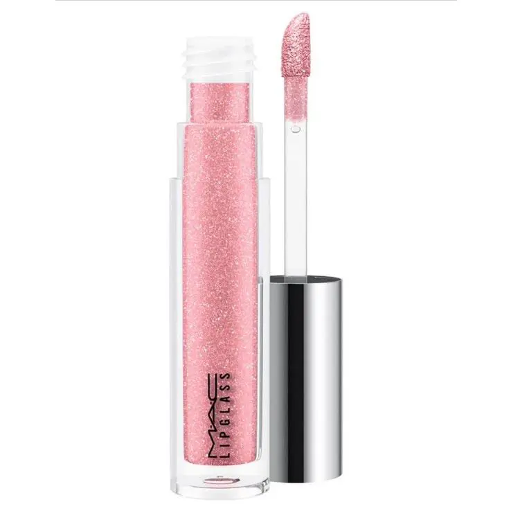 Mac Shiny Pretty Things Lipglass Ice Orchid Pink Sparkle
