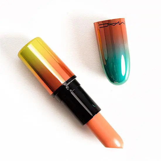 Mac Lipstick Tumble Dry Light Peachy Coral Wash Dry Collection LE