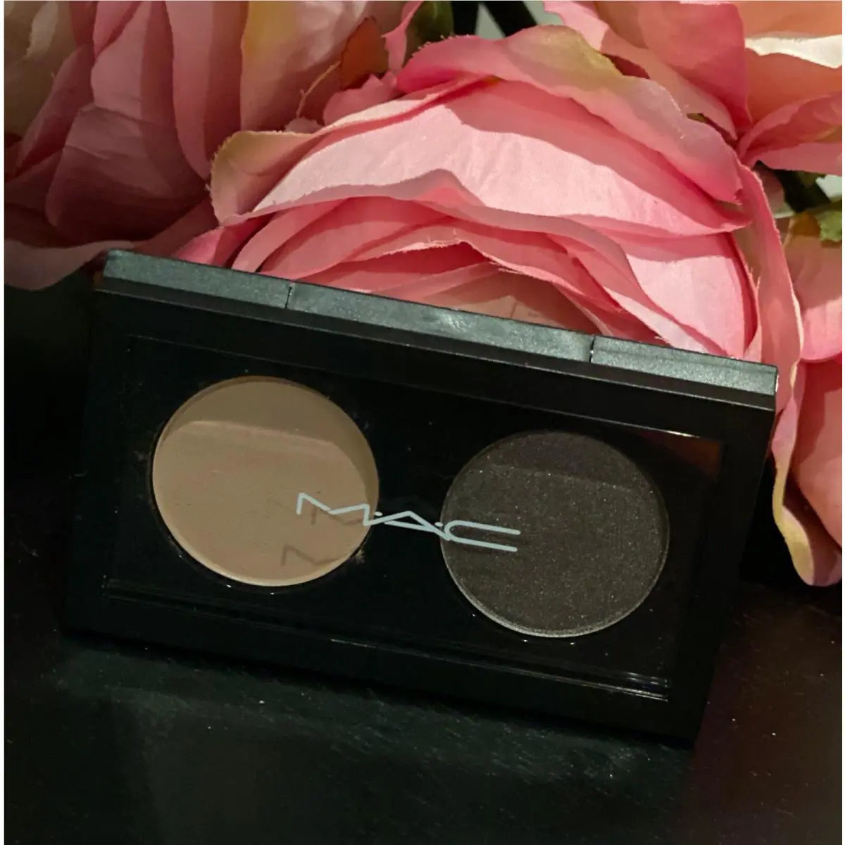 Mac Eyeshadow Duo in Malt/nasty Nasty Boy .09 Oz. Ea. Gorgeous Shades