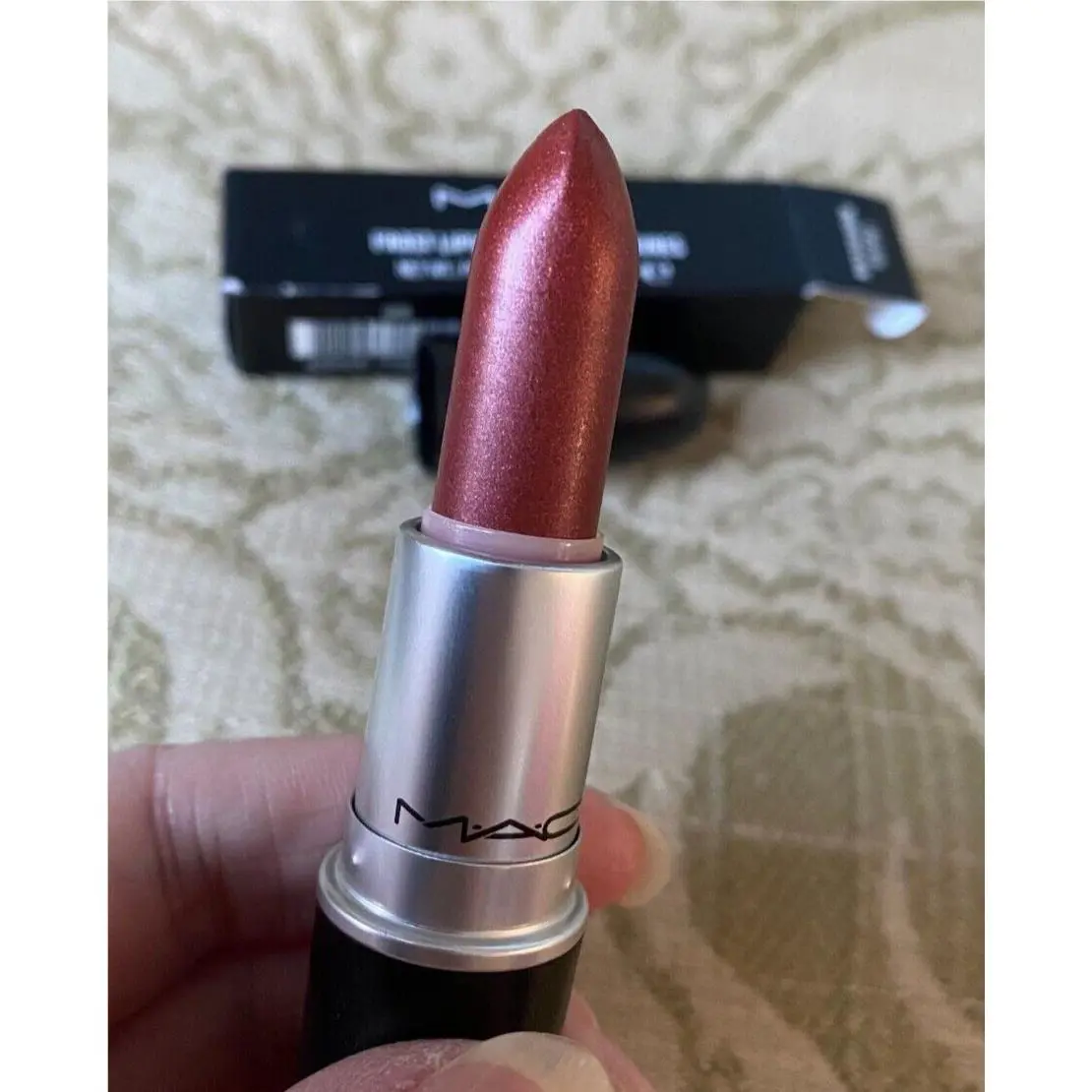 Mac Frost Lipstick Shade Fresh Moroccan Full Size 3 g Rare