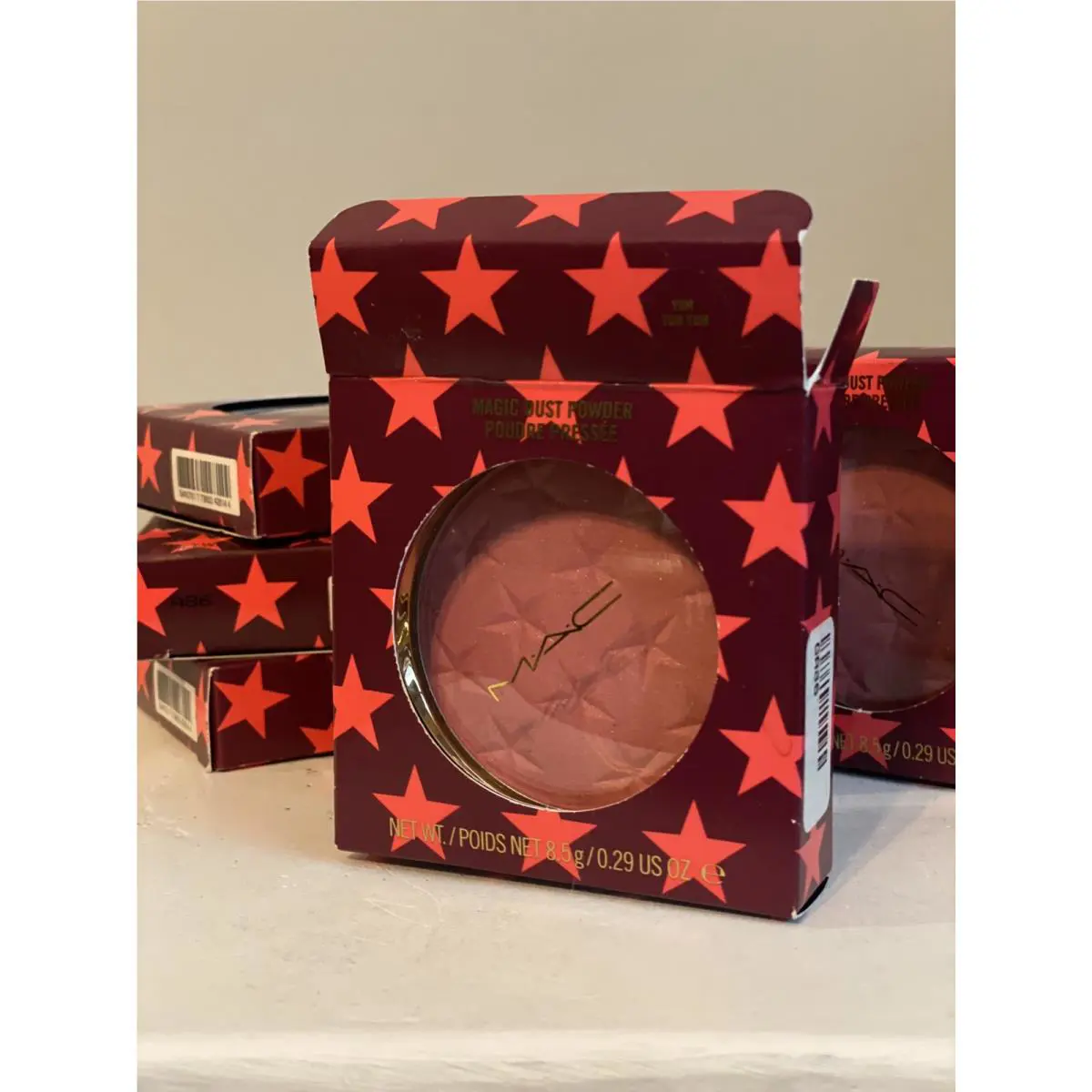 Mac Nutcracker Collection Magic Dust Powder Yum Yum Yum Pink Blush