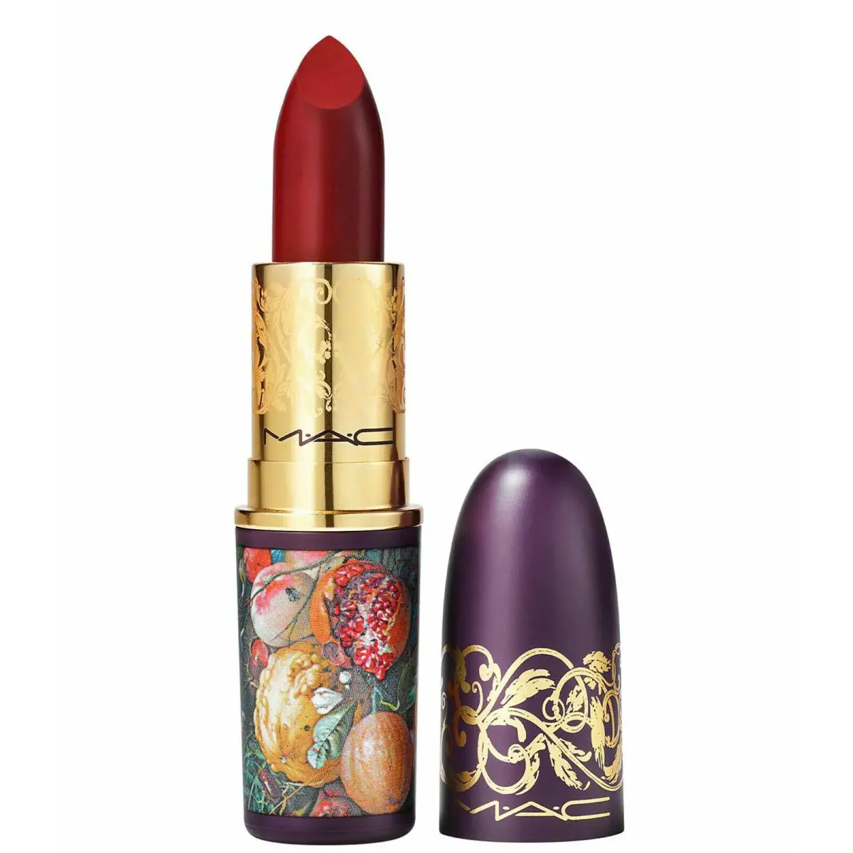 Mac Tempting Fate Lipstick Avant Garnet Deep Red Lip Stick FS by MAC Cosmetics