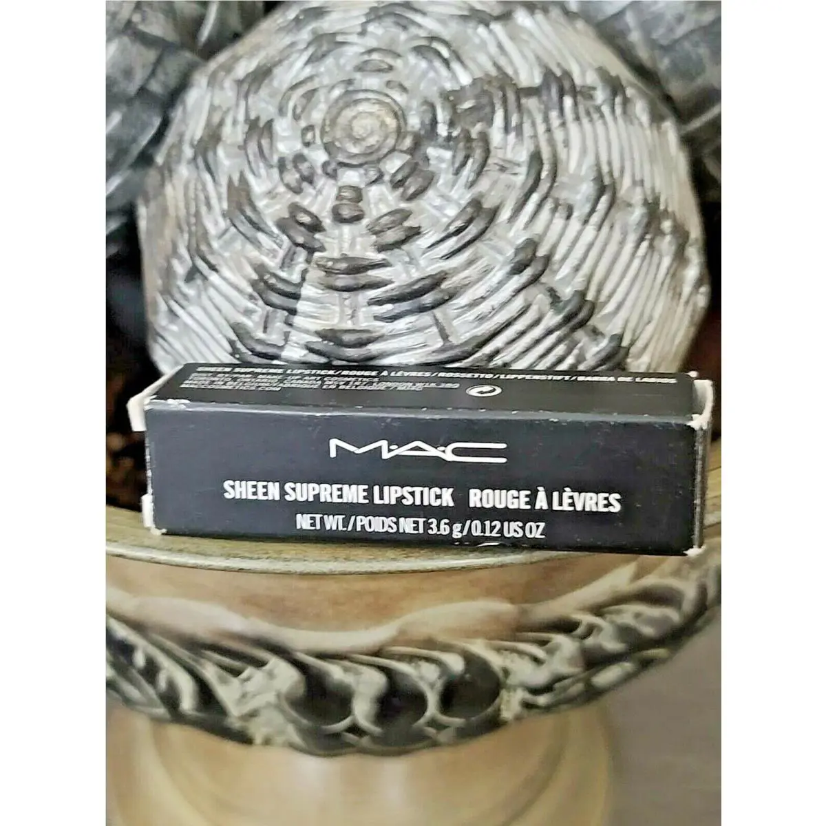 Mac Sheen Supreme Lipstick Bare Aga