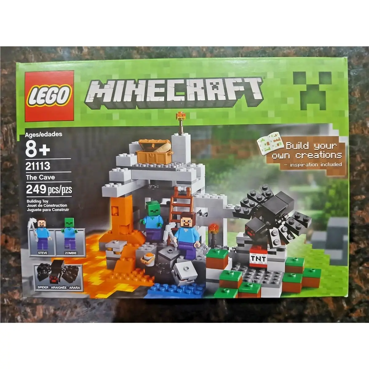 Lego Minecraft The Cave 21113 Retired