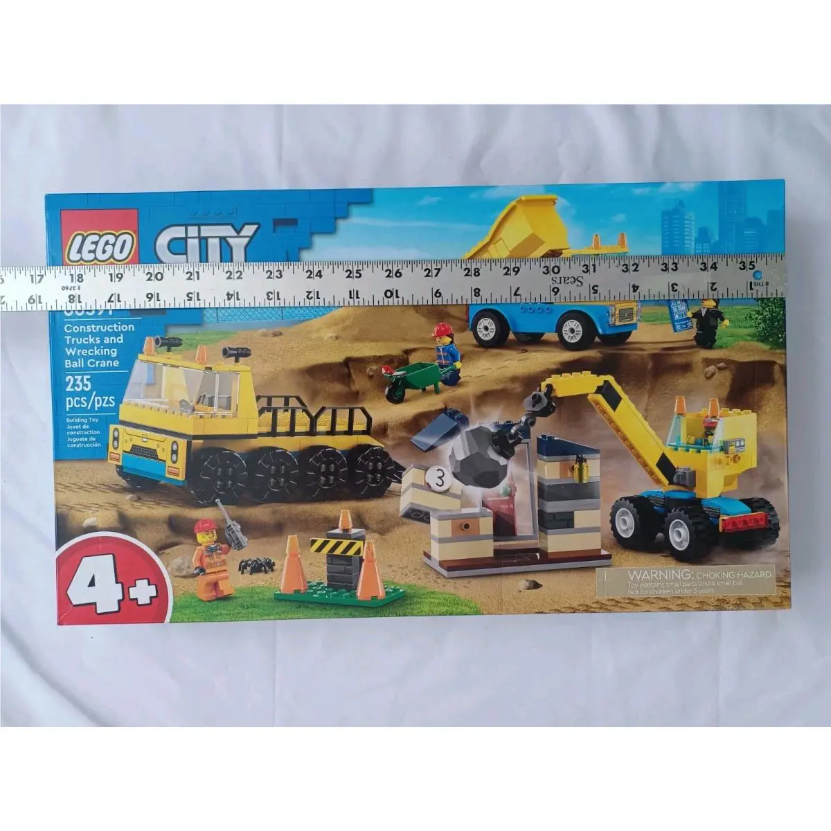Lego City Construction Trucks Wrecking Ball Crane 60391 Ages 4+