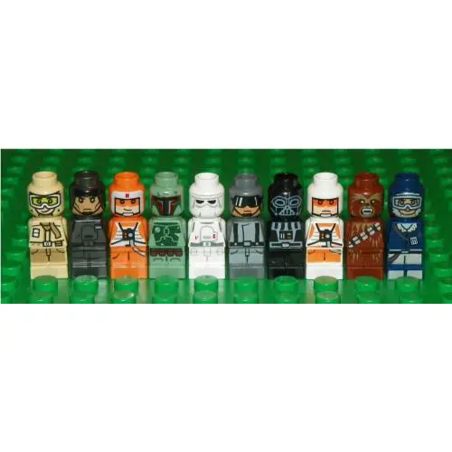 Lego Star Wars Microfigs - Set of 10 - Micro Fig / Microfig