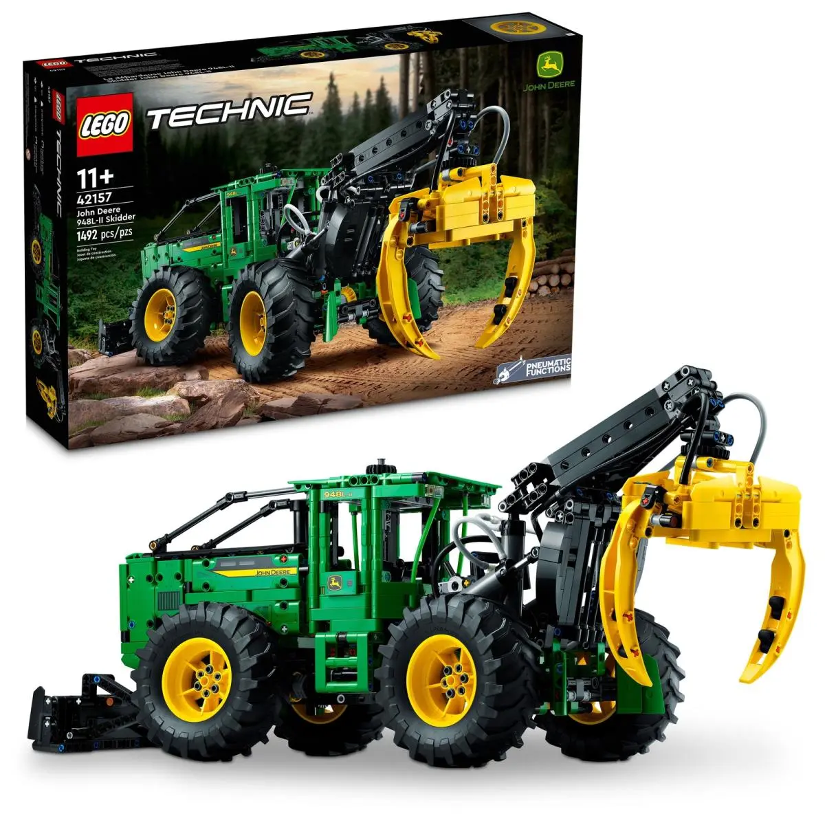 Lego Technic 42157 John Deere 948L-II Skidder Retired