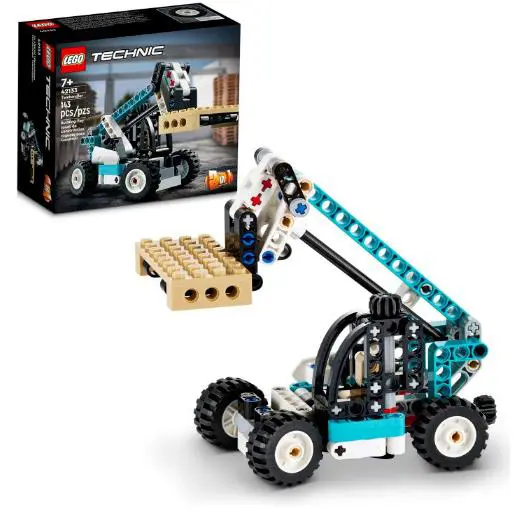 Forklift Building Set Telehandler Construction Tow Truck 2 In 1 Toy Lego Technic