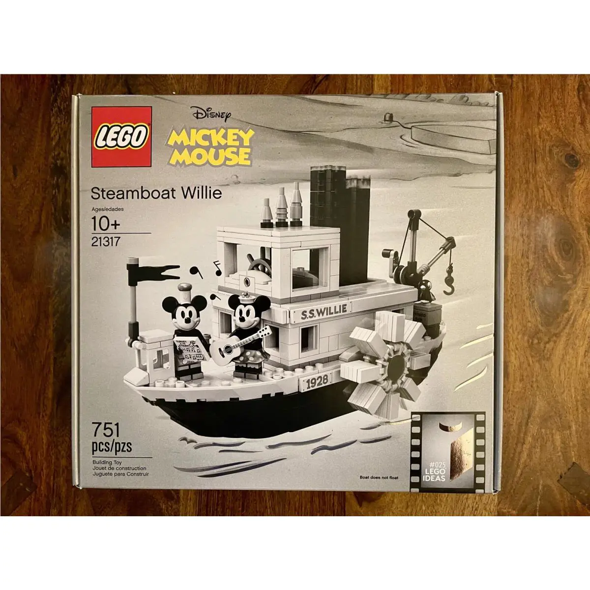 Lego 21317 Ideas Steamboat Willie - Disney Mickey Mouse