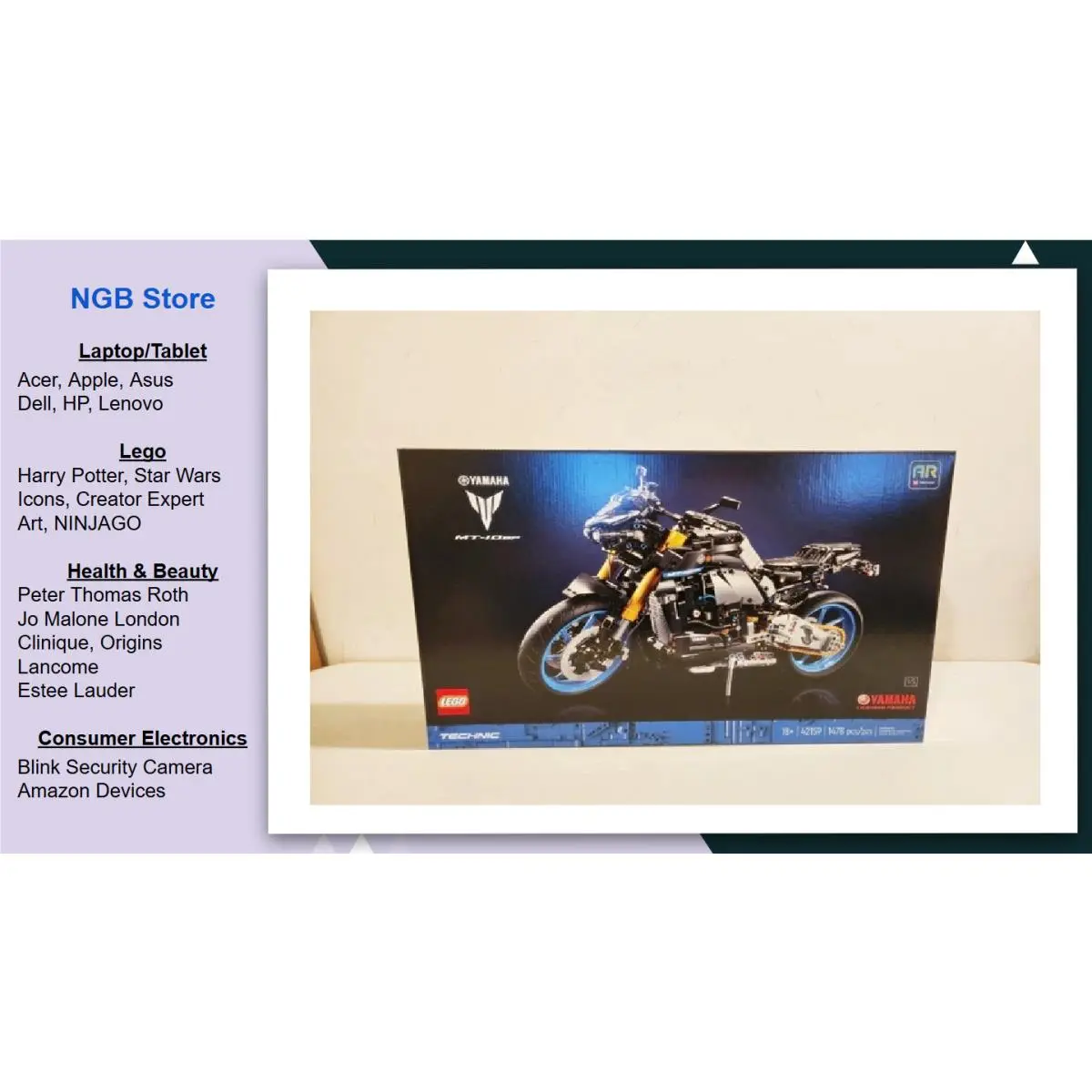 Lego Technic Yamaha MT-10 SP Building Set 42159 US in Hand