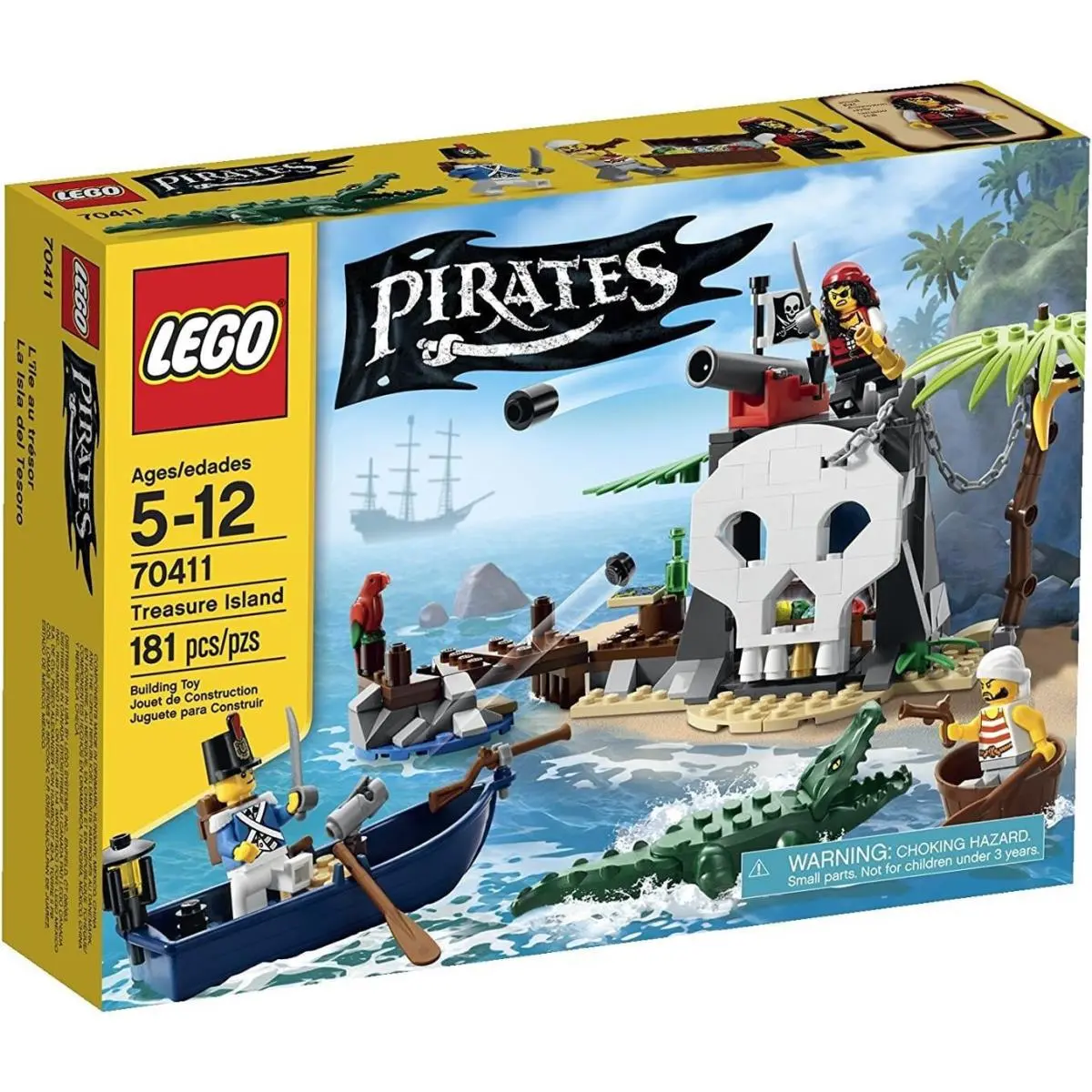Lego Treasure Island 70411 Pirates Minifigure Building Set