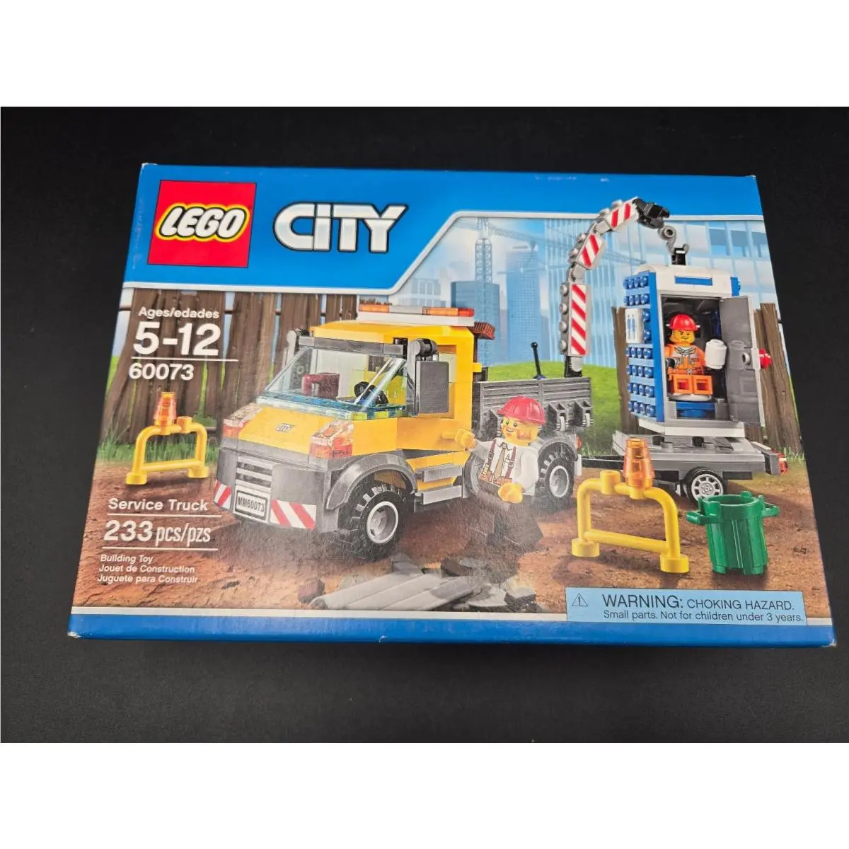 Lego City 60073 Service Truck Set 233 Pcs Porta Potty Retired