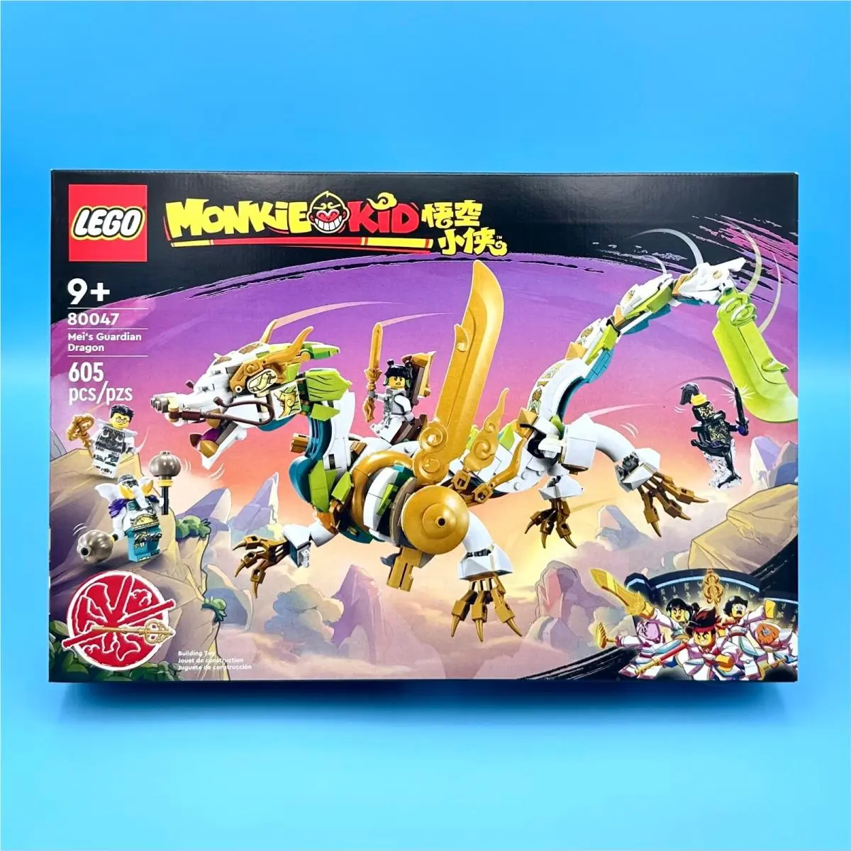 Lego Monkie Kid Mei`s Guardian Dragon 80047 4 Minifigures