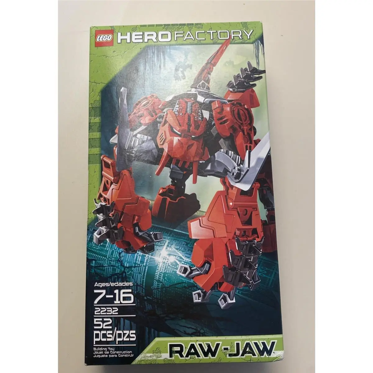 Lego Hero Factory Raw-jaw 2232 -retired 2011 Set-rare
