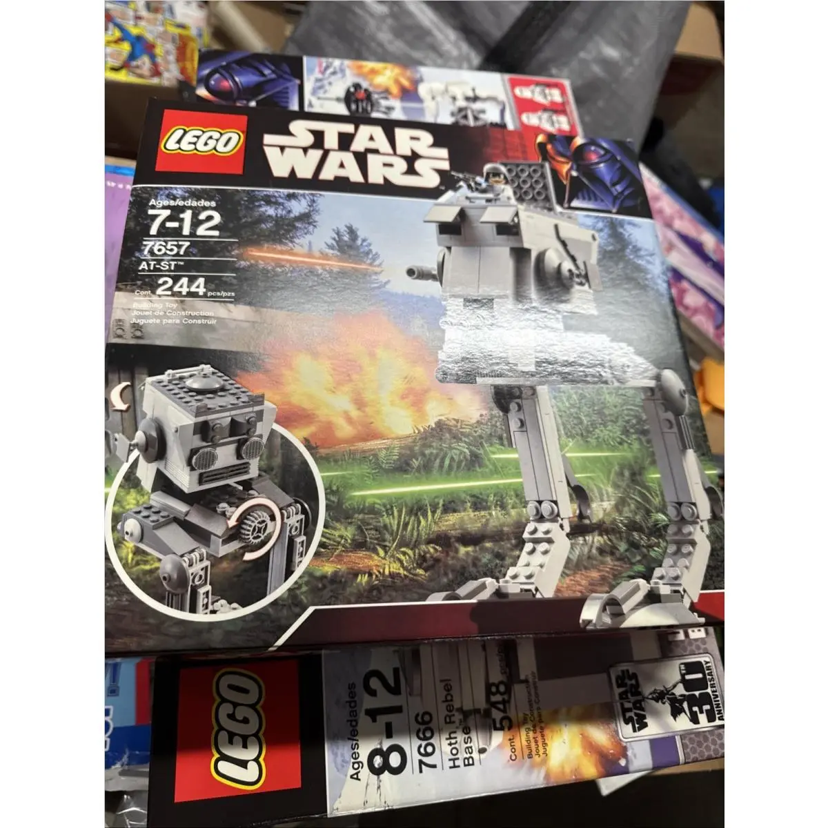 7657 At-st Walker Chicken Walker Star Wars Lego Set Complete