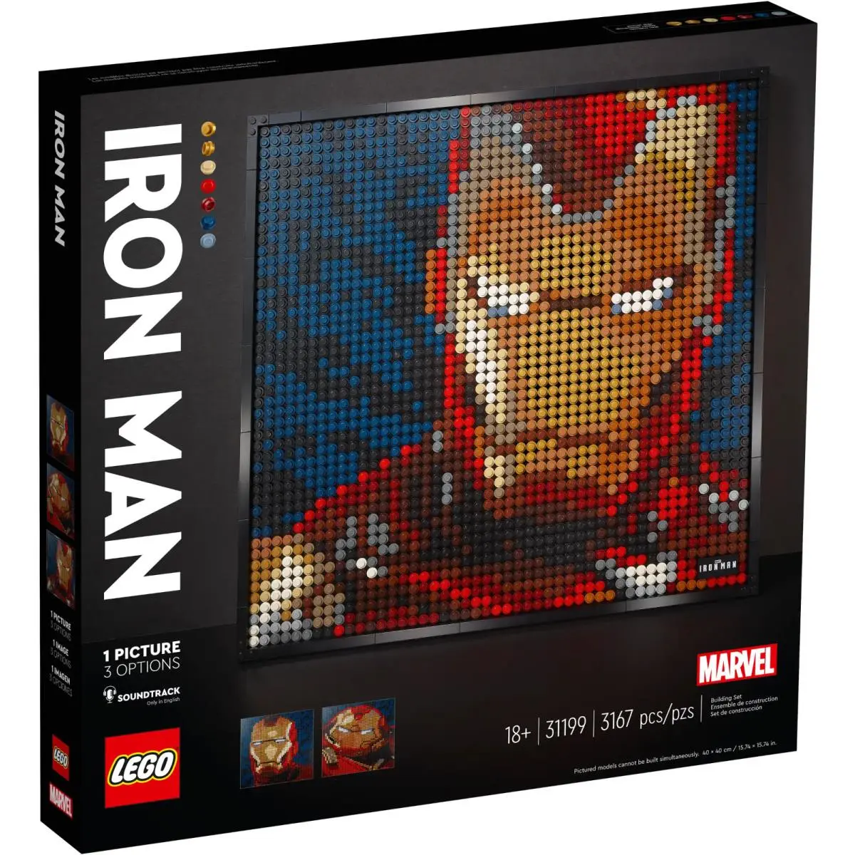 Lego Art 31199 Iron Man Set