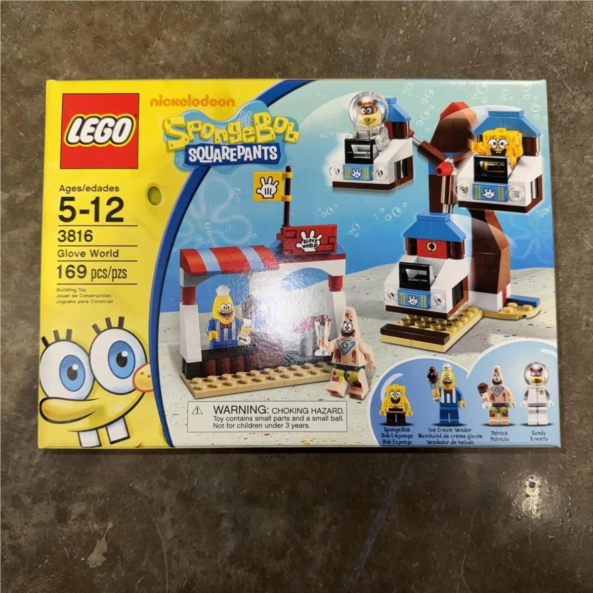 Lego 3816 Spongebob Squarepants Glove World Rare Sponge Bob