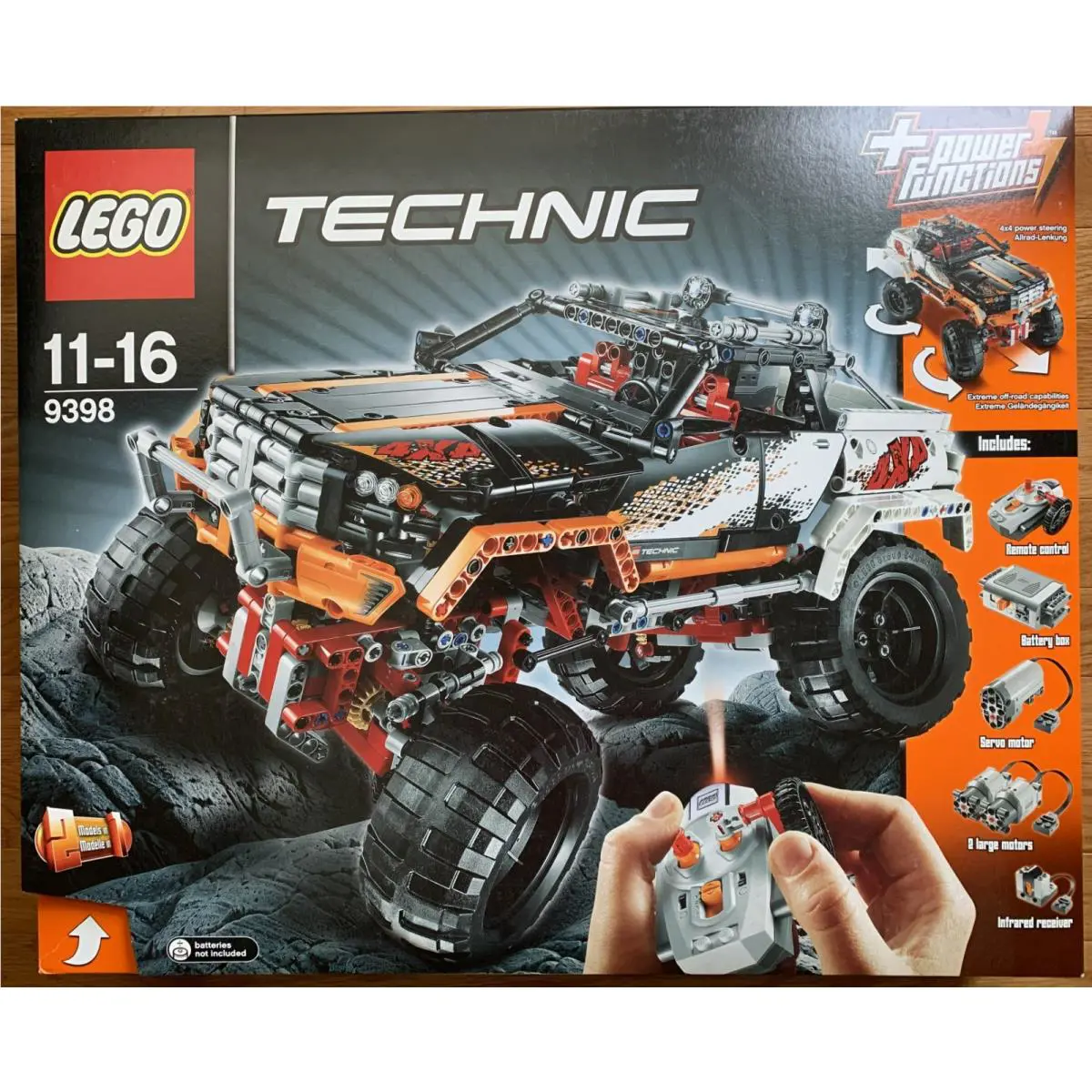 Lego Technic 9398 4x4 Crawler Motorized w/ Remote Truck Building Set Retired