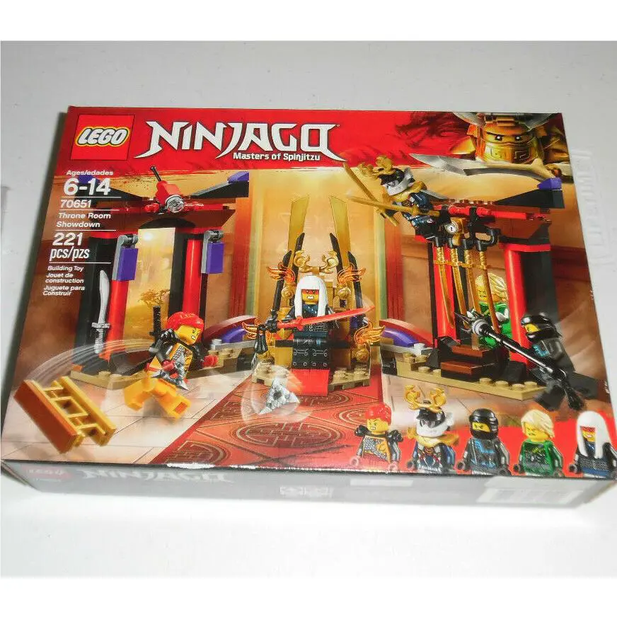 Lego Ninjago Masters of Spinjitzu Throne Room 70651 221 Piece Building Set Toy