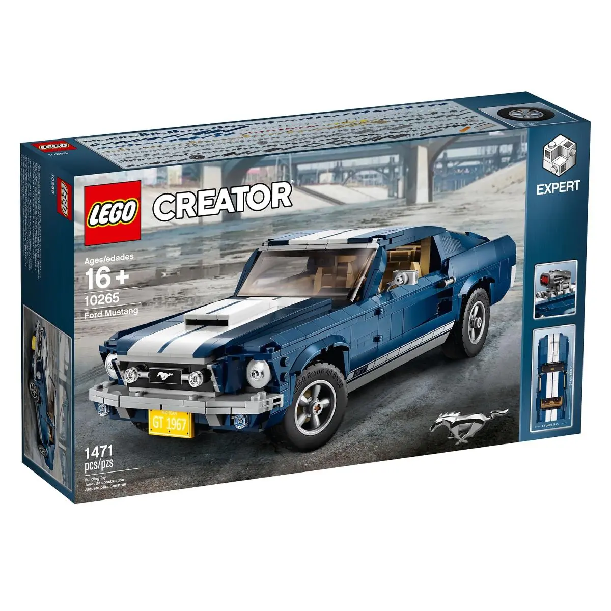Lego Creator Expert Ford Mustang 10265 Building Set - Exclusive 1471 Pcs Set