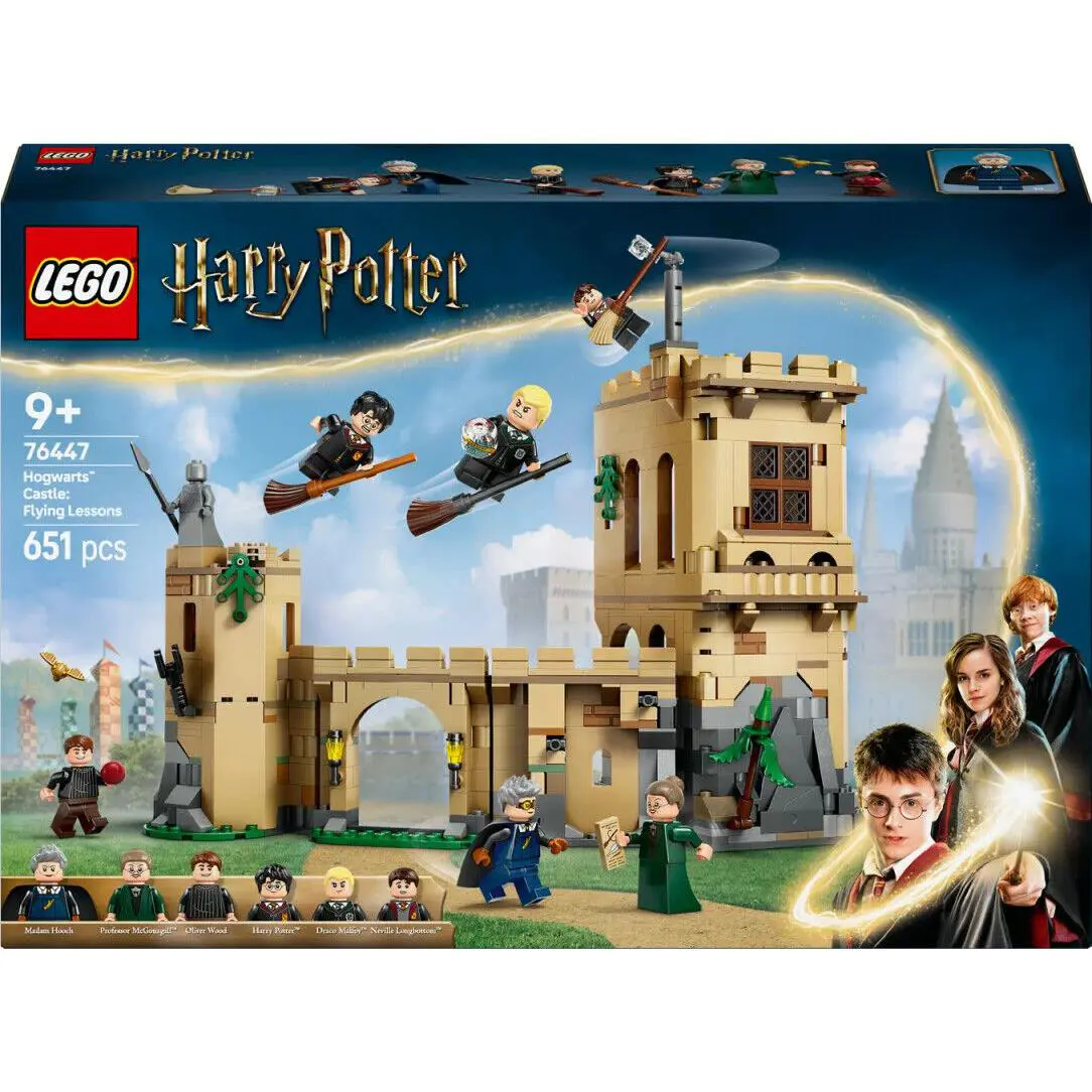 Lego Harry Potter Hogwarts Castle: Flying Lessons 76447 Building Toy Set