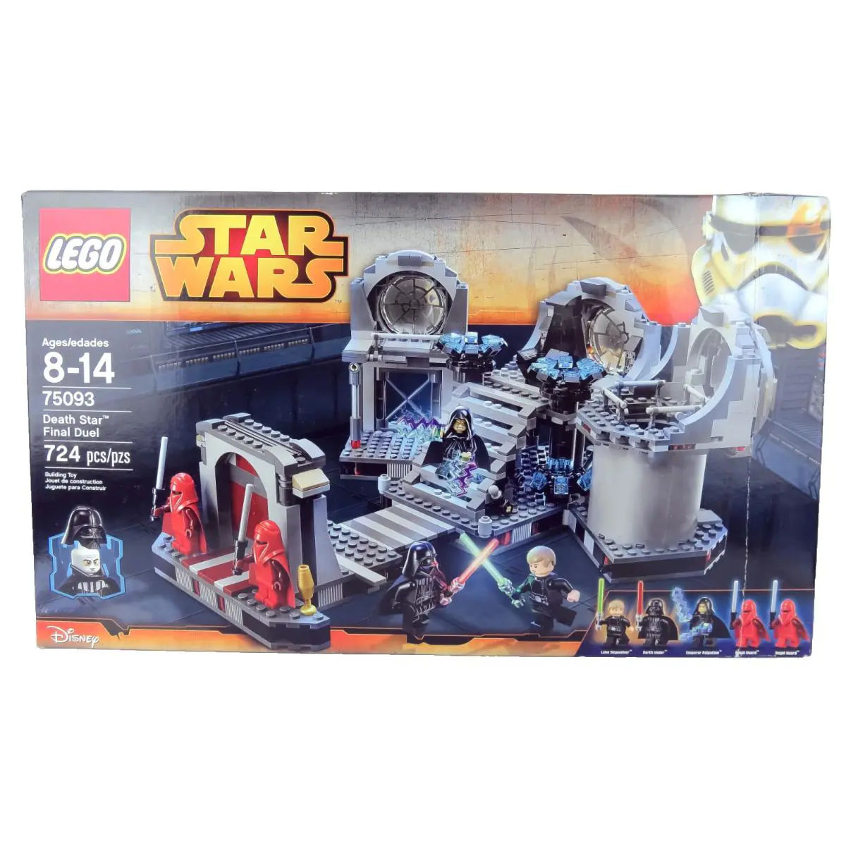 Lego 75093 Star Wars Death Star Final Duel 724 Pcs 5 Minifig Retired Nisb Read