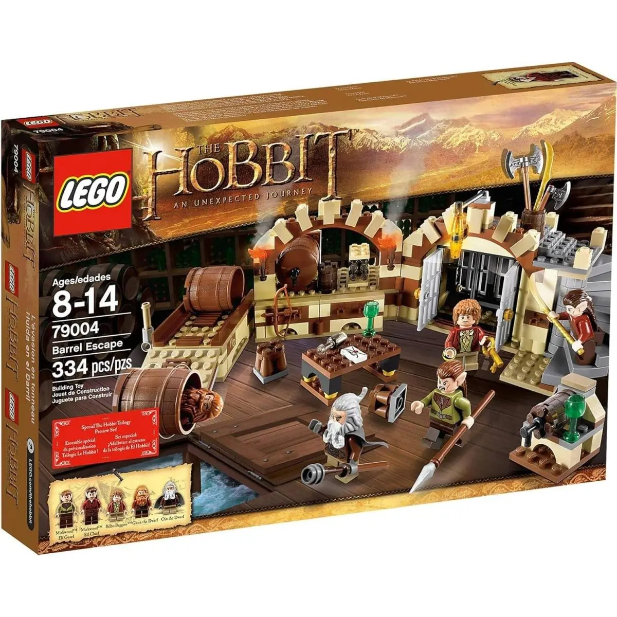 Lego 79004 The Hobbit: Barrel Escape Retired Hard to Find Building Set