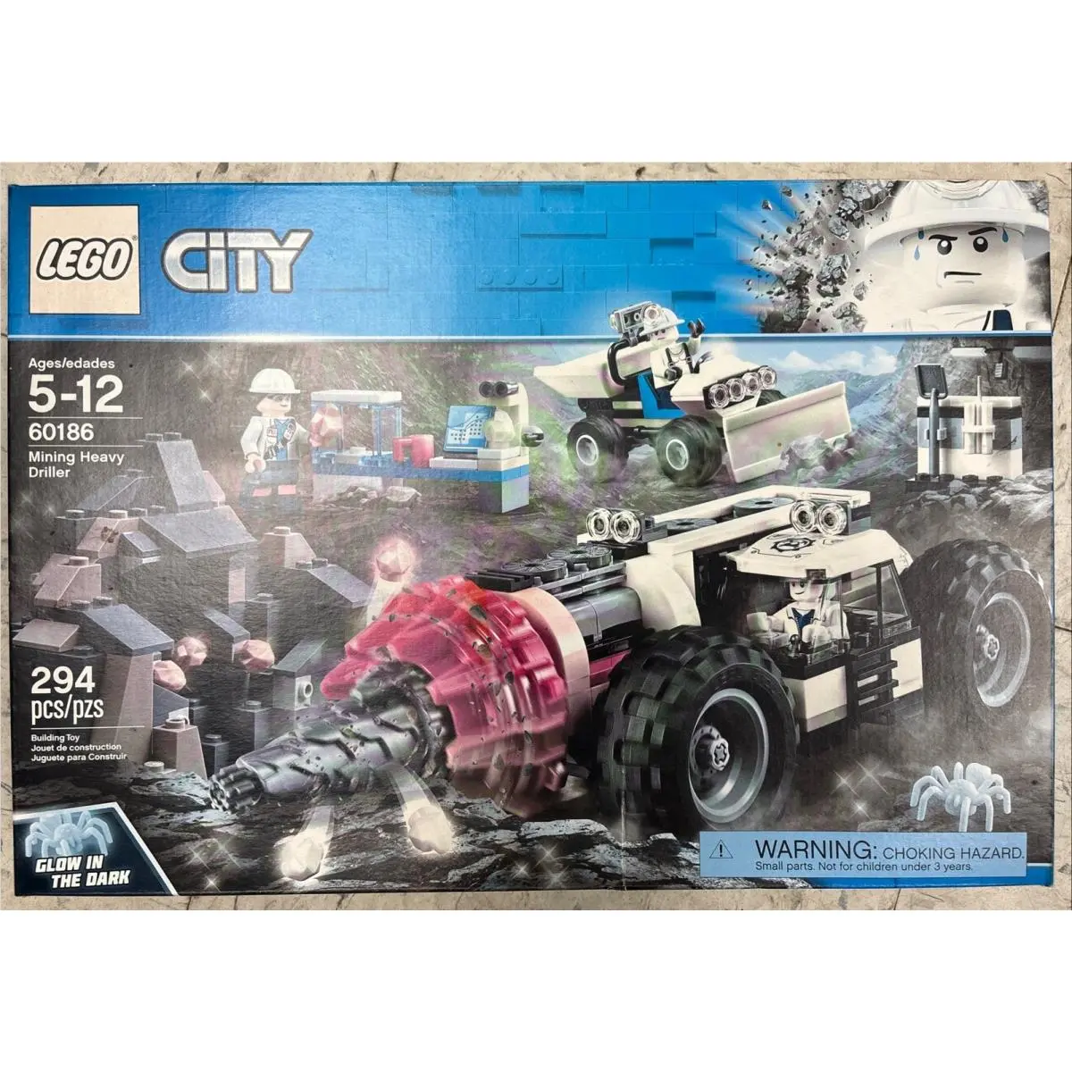 Lego City 60186 Mining Heavy Driller Box