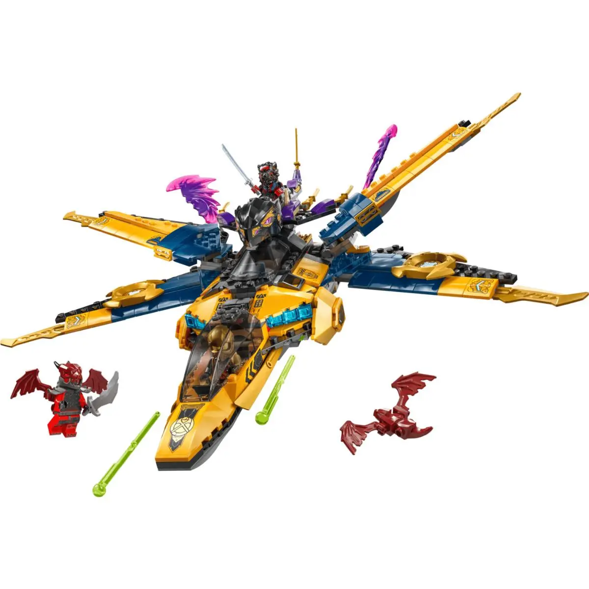 Lego 71833 Ninjago Ras and Arin’s Super Storm Jet Gift For Boys and Girls