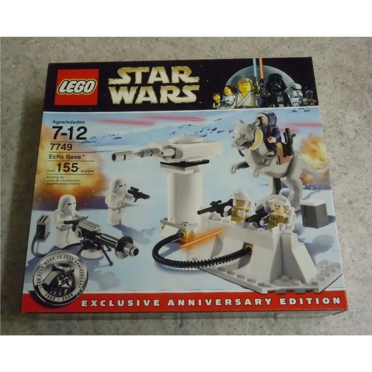 Lego Star Wars Echo Base Set 7749 Tauntaun Snowtrooper Hoth Solo Minfigs