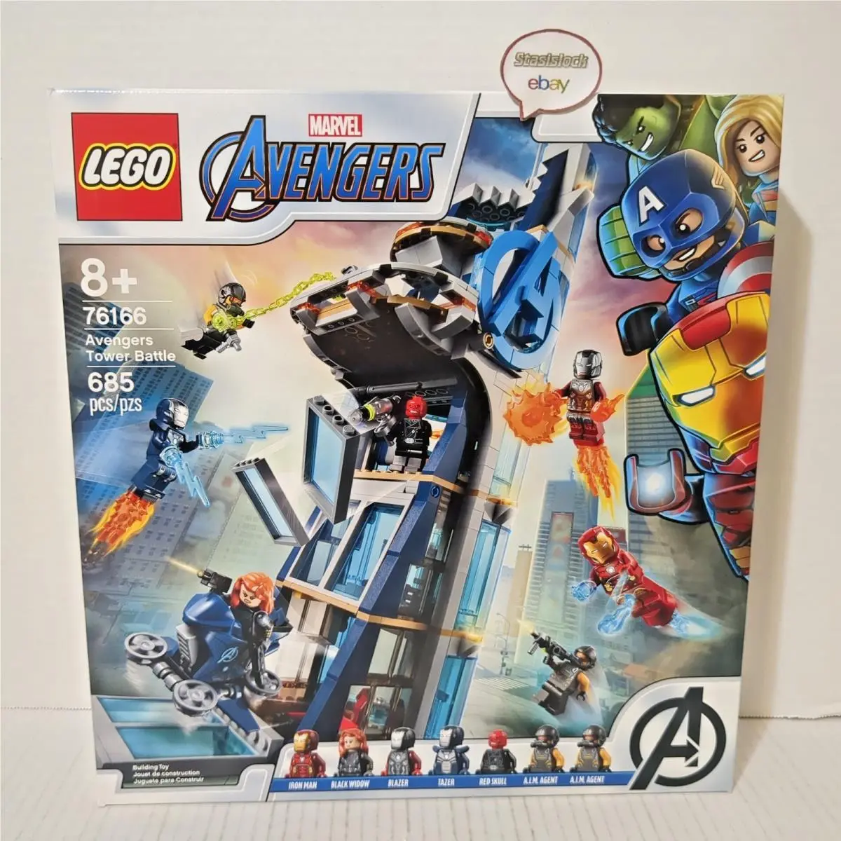 Lego Marvel Avengers Tower Battle 76166